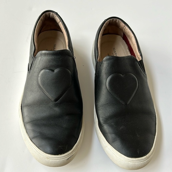Mark Nason Skechers Collab Black Heart Slip On Shoes - Picture 1 of 7